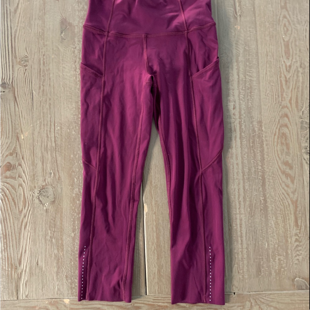 lululemon athletica fast and free crop || 19” nulux